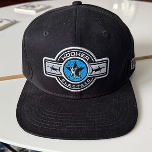 Hooker Electric Reels Black Hat with Blue and Gray Logo -in new condition